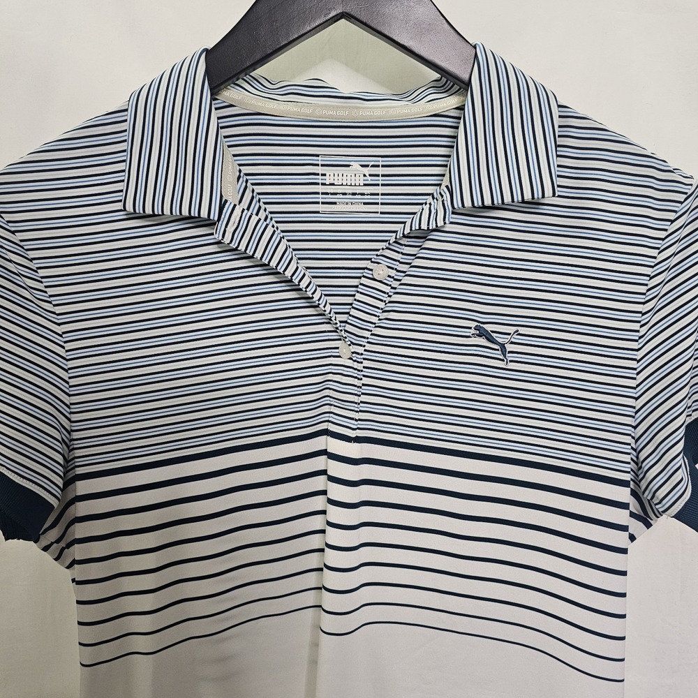 Puma Golf Size Large Womens Sporty Collared Activewear Outfit Polo Top Skort Set - Picture 4 of 16